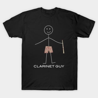 Funny Mens Clarinet Guy T-Shirt